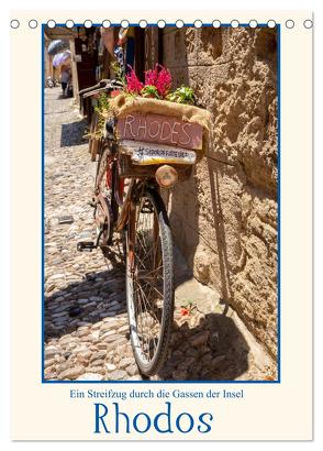 Ein Streifzug durch die Gassen der Insel Rhodos (Tischkalender 2024 DIN A5 hoch), CALVENDO Monatskalender von Gießmann-Keller,  Nicole