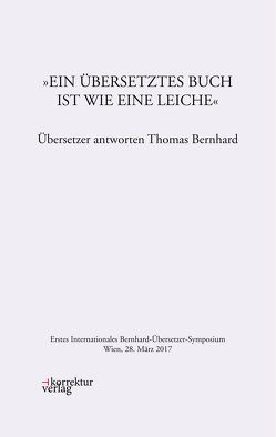 Ein übersetztes Buch ist wie eine Leiche