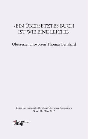 Ein übersetztes Buch ist wie eine Leiche