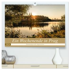 Ein Wochenende in Prag (hochwertiger Premium Wandkalender 2024 DIN A2 quer), Kunstdruck in Hochglanz von Steiner und Matthias Konrad,  Carmen