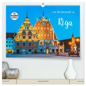 Ein Wochenende in Riga (hochwertiger Premium Wandkalender 2024 DIN A2 quer), Kunstdruck in Hochglanz von Kirsch,  Gunter