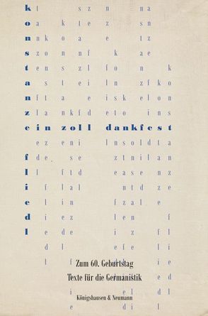 Ein Zoll Dankfest von Hochreiter,  Susanne, Oberreither,  Bernhard, Rauchenbacher,  Marina, Schwentner,  Isabella, Serles,  Katharina