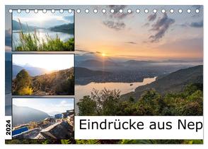 Eindrücke aus Nepal (Tischkalender 2024 DIN A5 quer), CALVENDO Monatskalender von Fink,  Christina