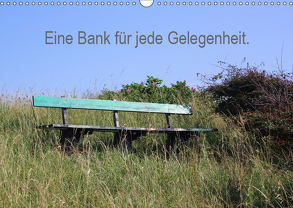 Eine Bank für jede Gelegenheit. (Wandkalender 2019 DIN A3 quer) von Malkidam