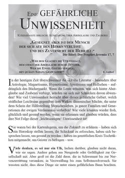 Eine gefährliche Unwissenheit von Wilms,  Walter