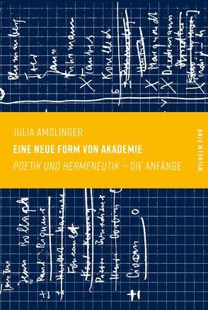 Eine neue Form von Akademie von Amslinger,  Julia