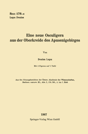 Eine neue Osculigera aus der Oberkreide des Apusenigebirges von Lupu,  Denisa