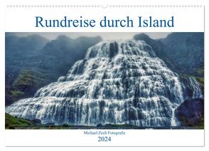 Eine Rundreise durch Island (Wandkalender 2024 DIN A2 quer), CALVENDO Monatskalender von Zech Fotografie,  Michael