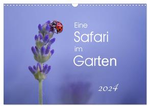 Eine Safari im Garten (Wandkalender 2024 DIN A3 quer), CALVENDO Monatskalender von van der Wiel,  Irma