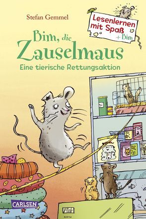 Bim, die Zauselmaus: Eine tierische Rettungsaktion (Lesenlernen mit Spaß + Bim 1) von Bruder,  Elli, Gemmel,  Stefan