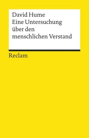 Eine Untersuchung über den menschlichen Verstand von Hume,  David