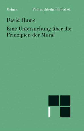 Eine Untersuchung über die Prinzipien der Moral von Hume,  David