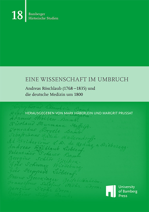 Eine Wissenschaft im Umbruch von Häberlein ,  Mark, Prussat,  Margrit