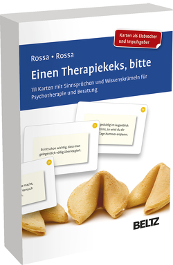 Einen Therapiekeks, bitte von Rossa,  Julia, Rossa,  Robert