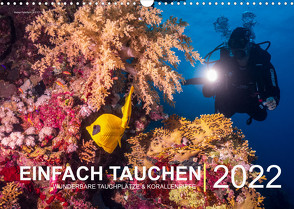 Einfach Tauchen – Wunderbare Tauchplätze und Korallenriffe (Wandkalender immerwährend DIN A3 quer) von Hubo - feel4nature,  Christian