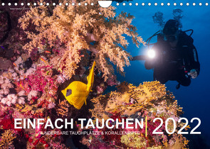 Einfach Tauchen – Wunderbare Tauchplätze und Korallenriffe (Wandkalender immerwährend DIN A4 quer) von Hubo - feel4nature,  Christian