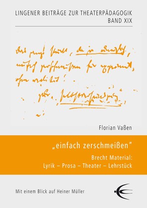 „einfach zerschmeißen“ von Vaßen,  Florian