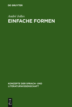 Einfache Formen von Jolles,  André