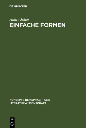 Einfache Formen von Jolles,  André