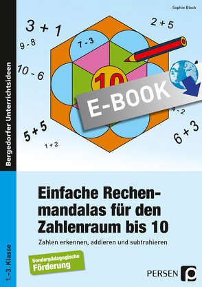 Einfache Rechenmandalas für den Zahlenraum bis 10 von Block,  Sophie