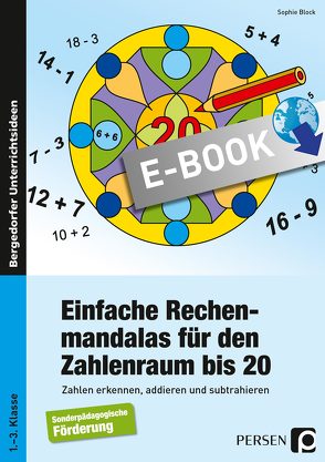 Einfache Rechenmandalas für den Zahlenraum bis 20 von Block,  Sophie