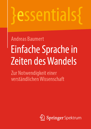 Einfache Sprache in Zeiten des Wandels von Baumert,  Andreas