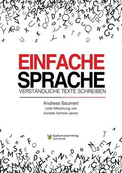 Einfache Sprache von Baumert,  Andreas, Spaß am Lesen Verlag GmbH