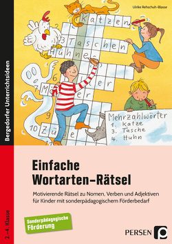 Einfache Wortarten-Rätsel von Rehschuh-Blasse,  Ulrike