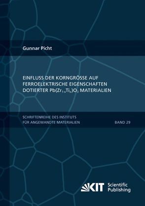 Einfluss der Korngröße auf ferroelektrische Eigenschaften dotierter Pb(Zr1-xTix)O3 Materialien von Picht,  Gunnar