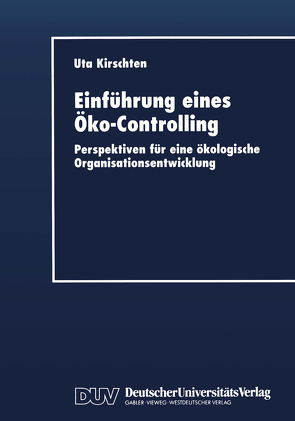 Einführung eines Öko-Controlling von Kirschten,  Uta