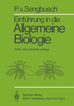 Einführung in die Allgemeine Biologie von Sengbusch,  P.v.