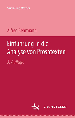 Einführung in die Analyse von Prosatexten von Behrmann,  Alfred