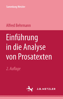 Einführung in die Analyse von Prosatexten von Behrmann,  Alfred