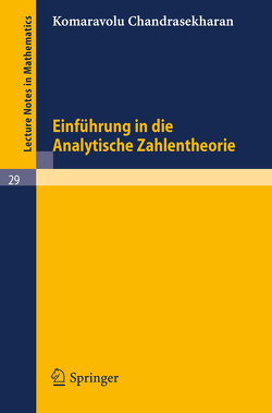 Einführung in die Analytische Zahlentheorie von Chandrasekharan,  Komaravolu