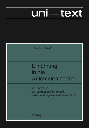 Einführung in die Automatentheorie von Homuth,  Horst H.