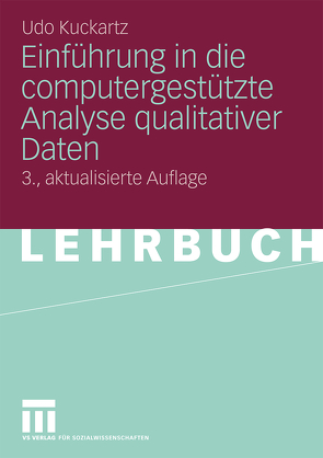 Einführung in die computergestützte Analyse qualitativer Daten von Kuckartz,  Udo