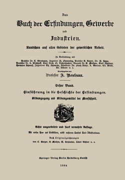 Einführung in die Geschichte der Erfindungen von Reuleaux,  Franz