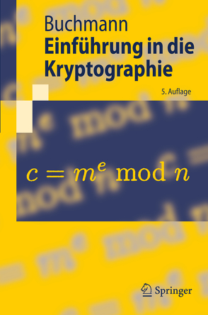 Einführung in die Kryptographie von Buchmann,  Johannes