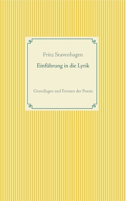 Einführung in die Lyrik von Stavenhagen,  Fritz