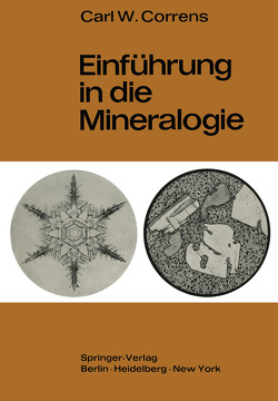 Einführung in die Mineralogie von Correns,  Carl W.