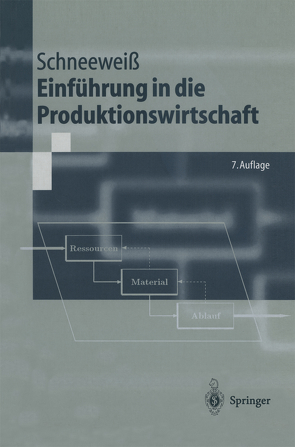 Einführung in die Produktionswirtschaft von Schneeweiß,  Christoph