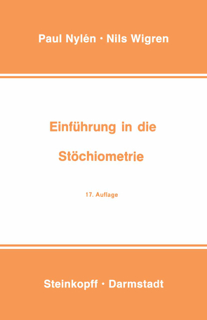 Einführung in die Stöchiometrie von Nylen,  P., Wigren,  N.