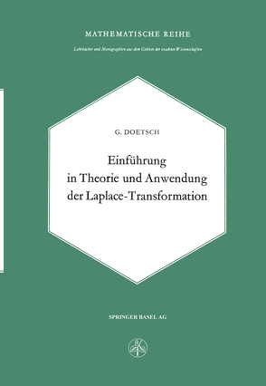 Einführung in Theorie und Anwendung der Laplace-Transformation von Doetsch,  Gustav