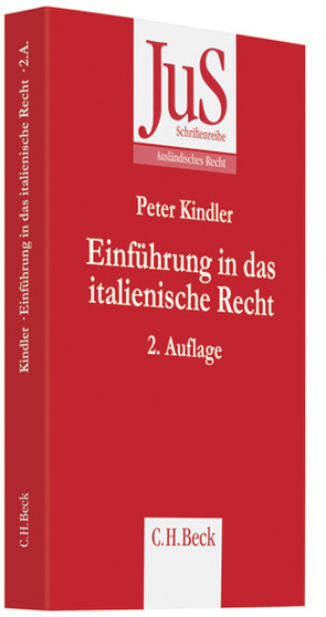 Einführung in das italienische Recht von Kindler,  Peter