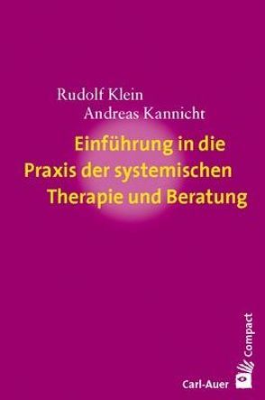 Einführung in die Praxis der systemischen Therapie und Beratung von Kannicht,  Andreas, Klein,  Rudolf