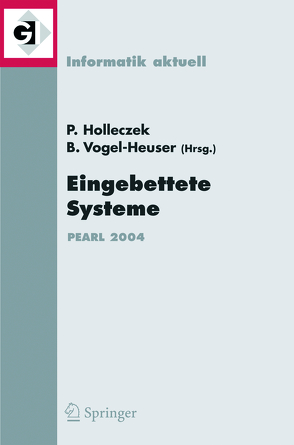 Eingebettete Systeme von Holleczek,  Peter, Vogel-Heuser,  Birgit