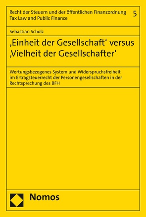 ‚Einheit der Gesellschaft‘ versus ‚Vielheit der Gesellschafter‘ von Scholz,  Sebastian