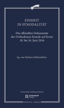 Einheit in Synodalität von Hallensleben,  Barbara