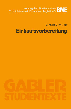 Einkaufsvorbereitung von Schneider,  Berthold