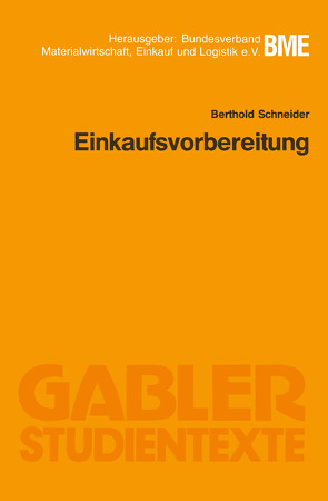 Einkaufsvorbereitung von Schneider,  Berthold